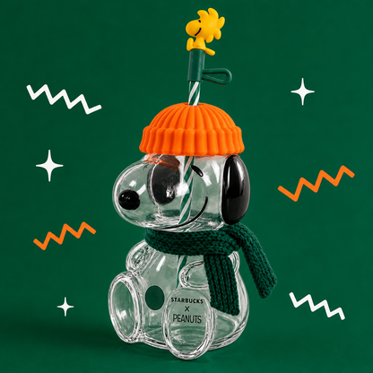 Snoopy Glass Cup