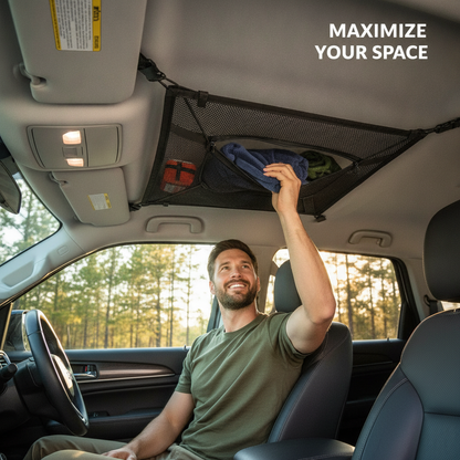 Car Ceiling Storage Net