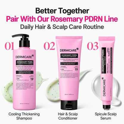 DERMICARE™ Rosemary PDRN Hair Care Set
