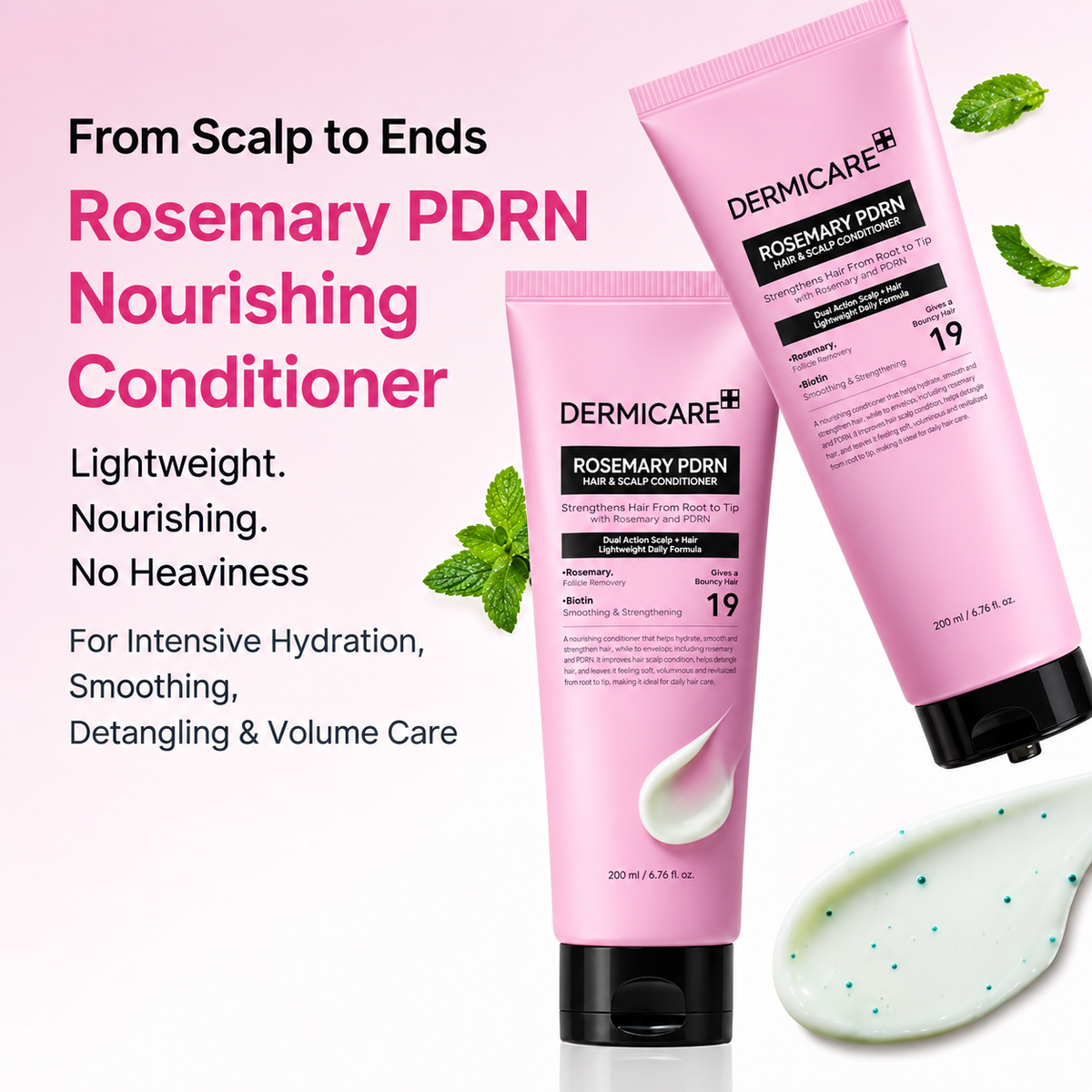 DERMICARE™ Rosemary PDRN Hair Care Set