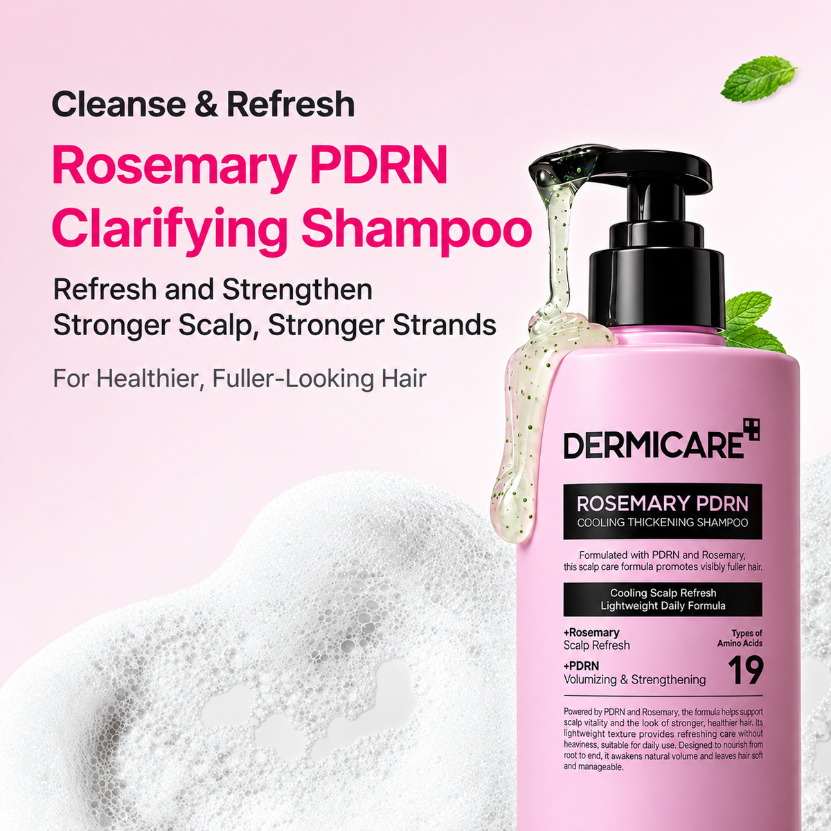 DERMICARE™ Rosemary PDRN Hair Care Set