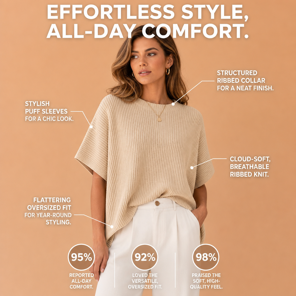 Laurel™ Oversized Knit Top